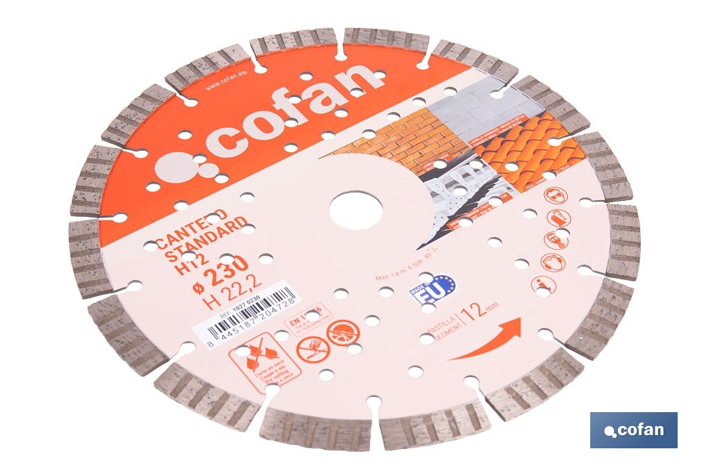 "Stone breaker" Diamond disc  - Cofan