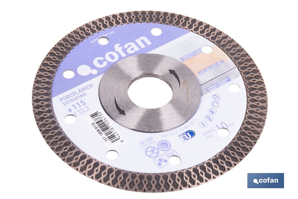 Diamond disc Reinforced Porcelain - Cofan