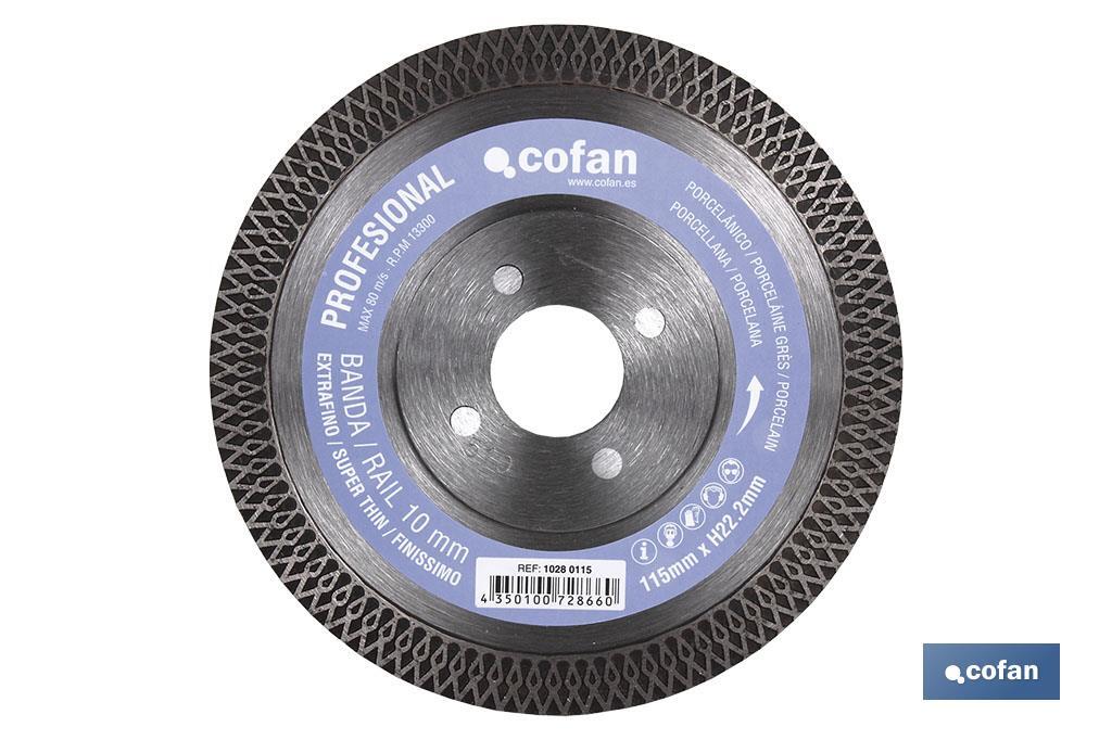 Diamond disc Reinforced Porcelain - Cofan