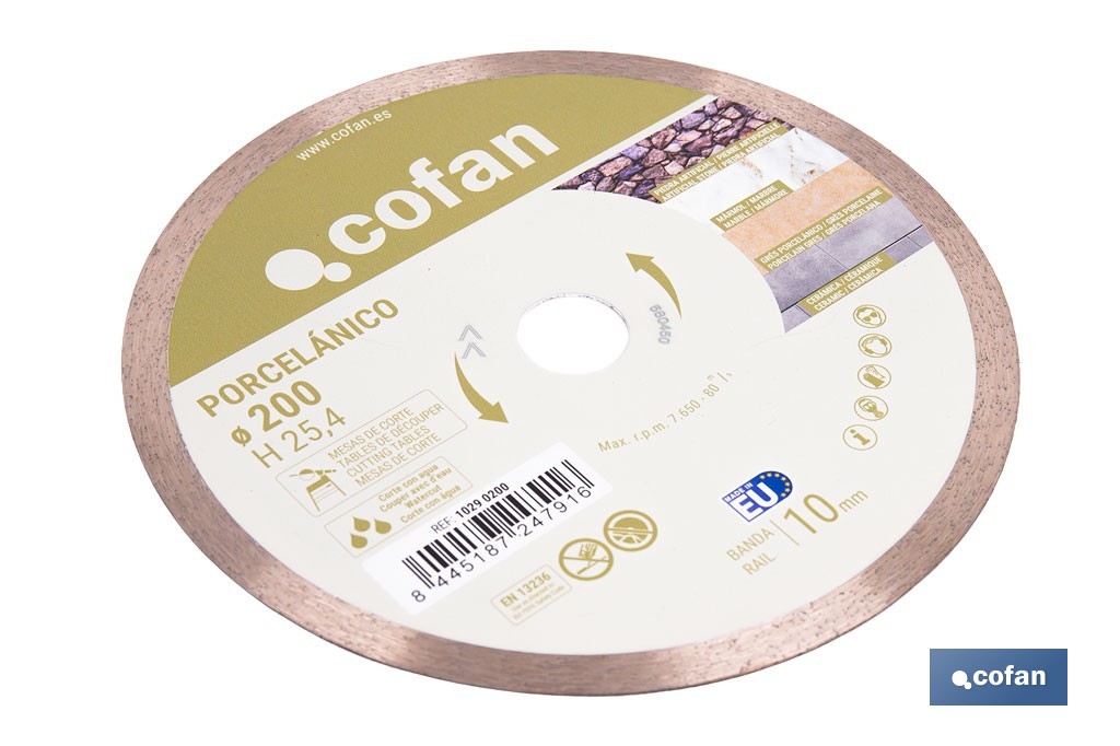 DISQUE DE CARRELAGE MACHINES DE TABLE - Cofan