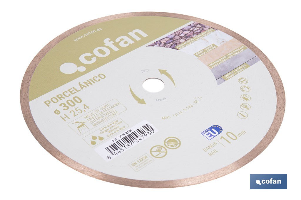 DISQUE DE CARRELAGE MACHINES DE TABLE - Cofan