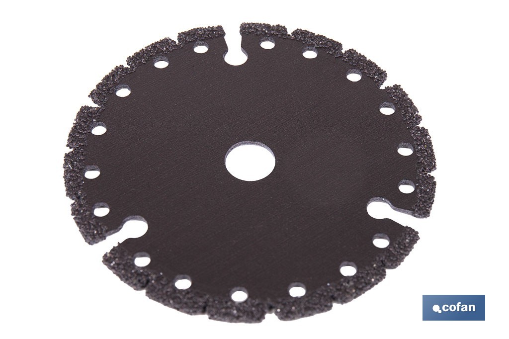 Disco de diamante multimaterial Ø76 mm | Corte en seco de múltiples materiales | Compatible con mini amoladora Cofan - Cofan
