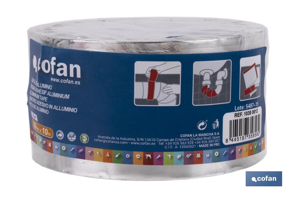 Cinta de Aluminio 30 Micras - Cofan