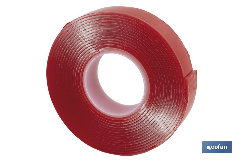 Heavy-duty double-sided tape | Available with three different sizes - Cofan