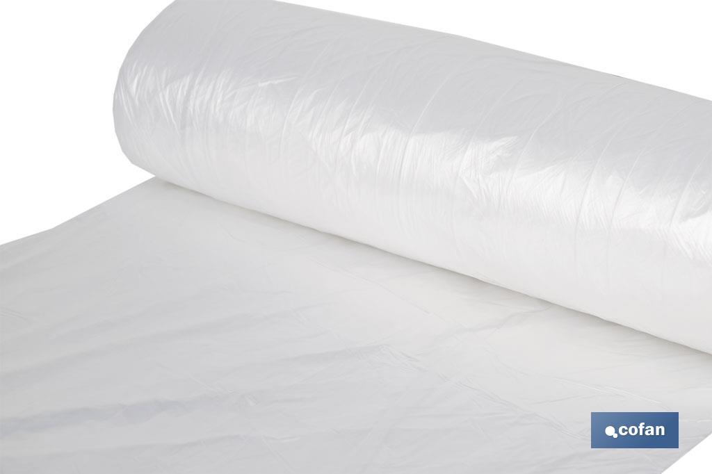 Rollo de polietileno cubretodo | Ideal para proteger de forma rápida y resistente - Cofan