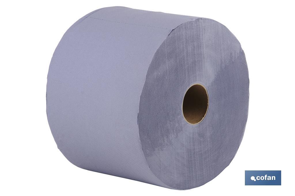 Bobina industrial | Papel ecológico | Pack de 2 Rollos | Peso rollo 3 kilos 250 metros - Cofan
