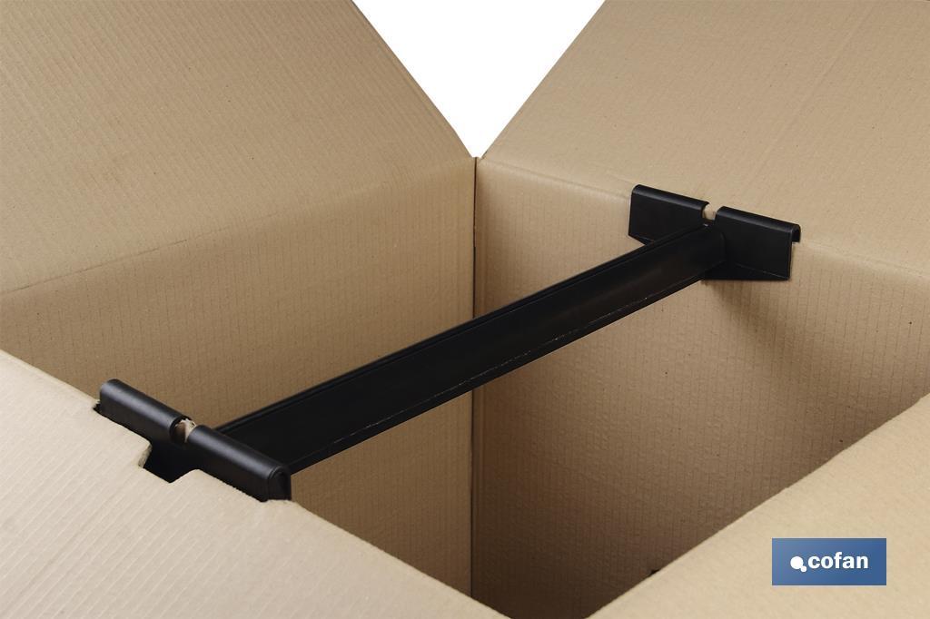 Caja armario para mudanzas | Medidas 50 x 50 x 120 cm | Material de cartón ondulado - Cofan