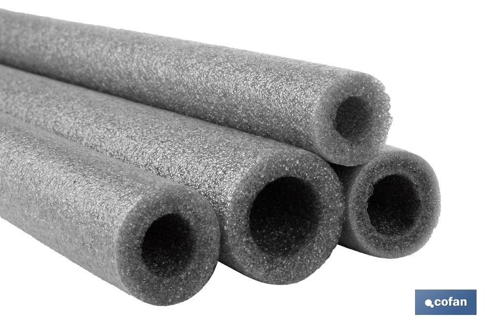 Pipe insulation foam | Available in different diameters | Pack of 15 pieces or in single units - Cofan