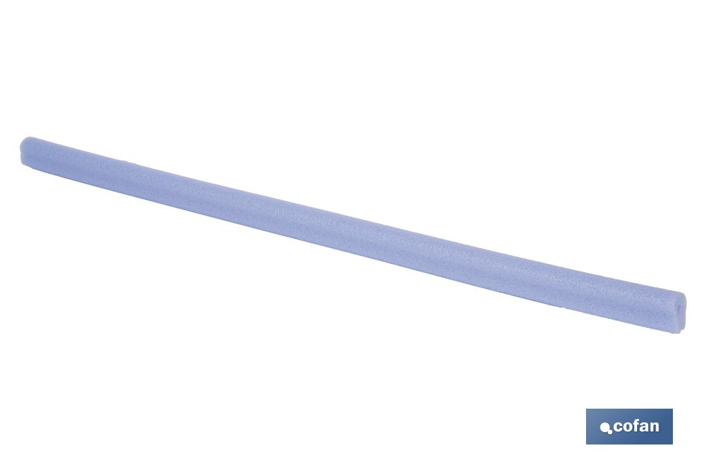 Cantonera de espuma de tipo CM | Material: polietileno | Longitud: 1 m | Color: azul claro | Protección de aristas y bordes - Cofan
