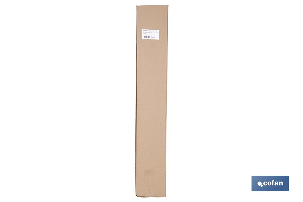 Cantonera de espuma de tipo L | Material: polietileno | Longitud: 1 m | Color: gris | Protección de aristas y bordes - Cofan