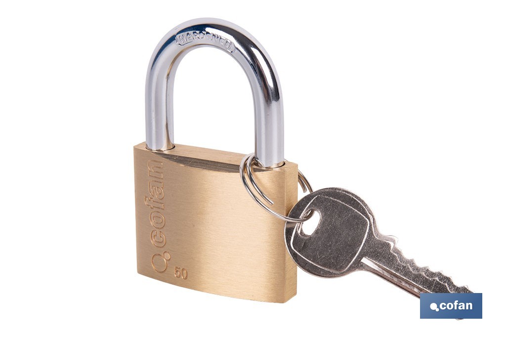 Quality Plus Brass Padlock - Cofan