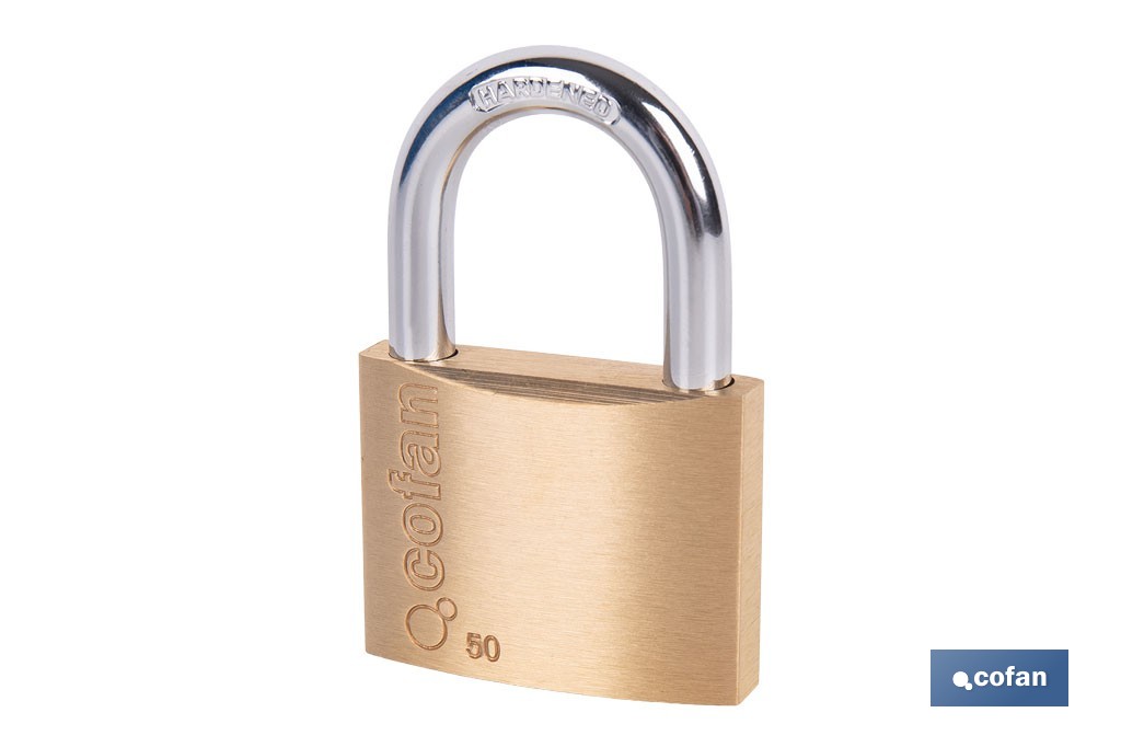 Quality Plus Brass Padlock - Cofan