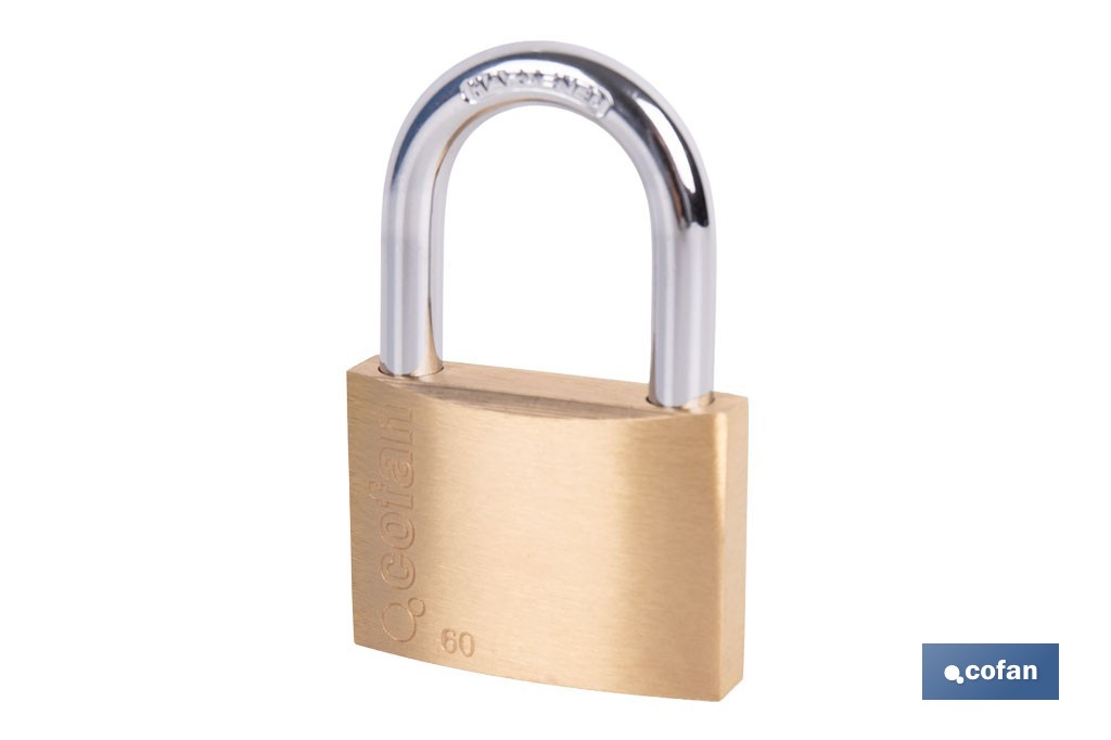 Quality Plus Brass Padlock - Cofan