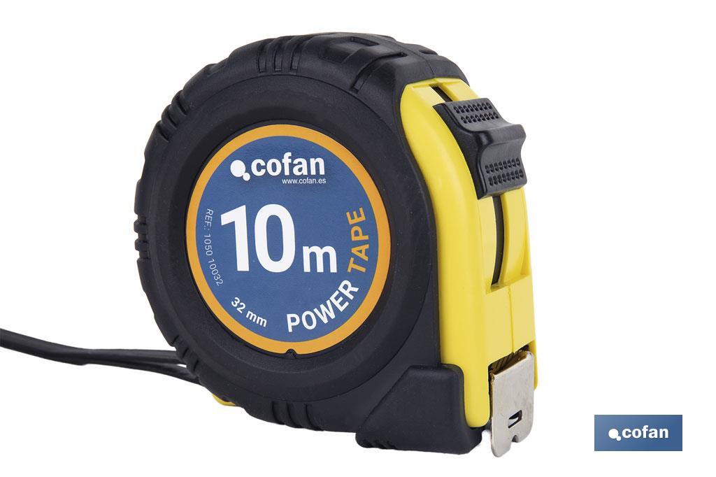 Flexómetro Recubierto de Goma - Cofan