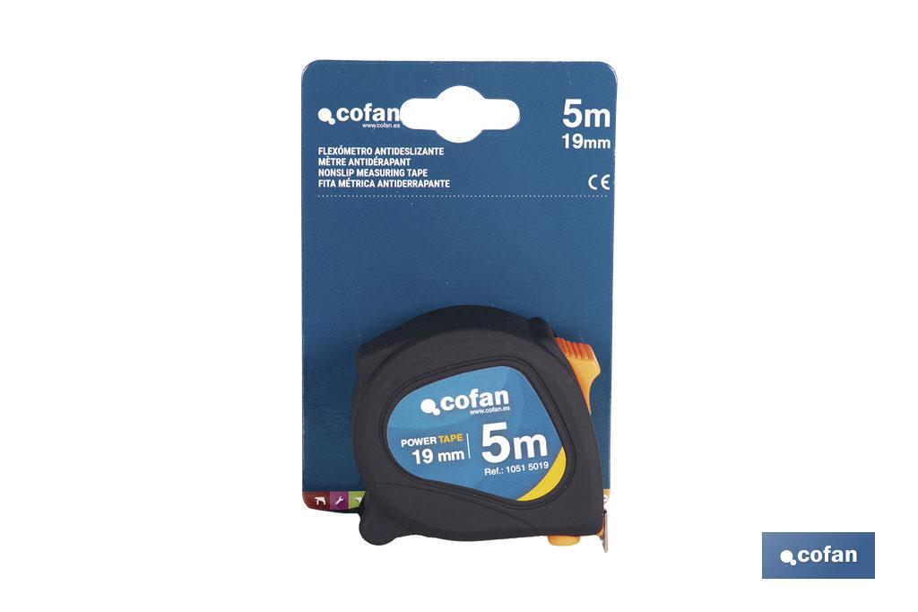 Flexómetro antideslizante - Cofan
