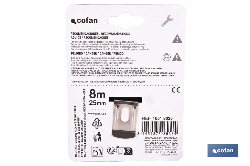 Mètre antidérapant - Cofan