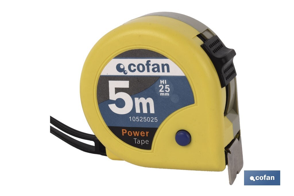 Flexómetros Estándar | Diferentes medidas | Color: amarillo - Cofan