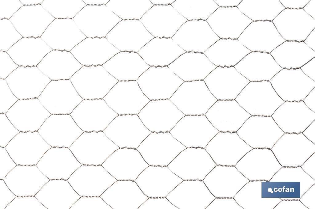 Galvanised hexagonal wire netting - Cofan