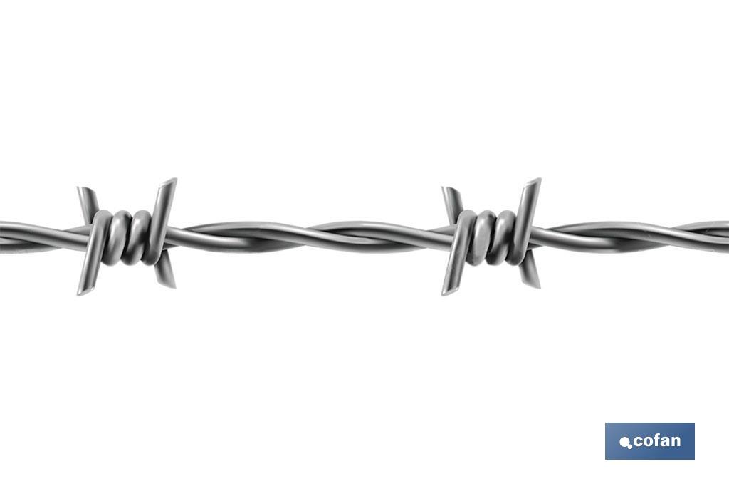 GALVANISED BARBED WIRE - Cofan