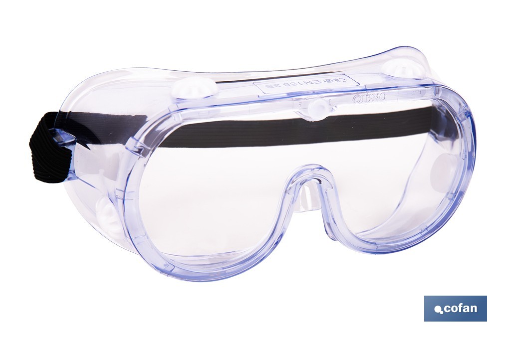 Gafas de Protección Antivaho | Confortables y Ligeras | Ajuste con Goma - Cofan