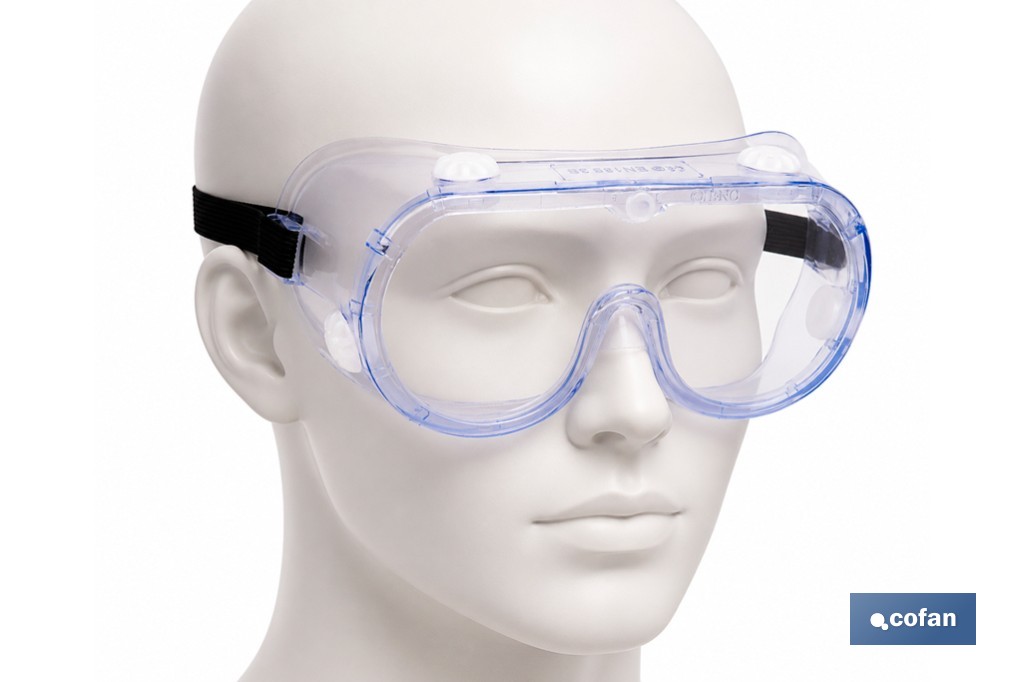 Gafas de Protección Antivaho | Confortables y Ligeras | Ajuste con Goma - Cofan