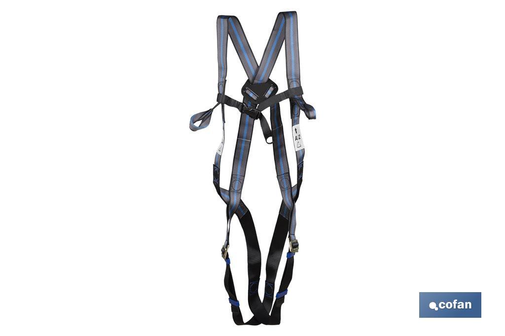 2-point safety harness | 2 Carabiners | Lanyard of 1.5m - Cofan