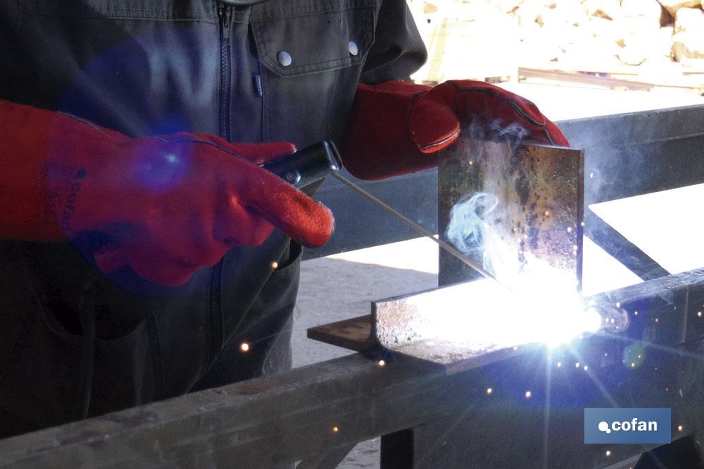 Welding safety face shield | Shade no. 11 | Black and white lenses | EN 166/EN 175 - Cofan
