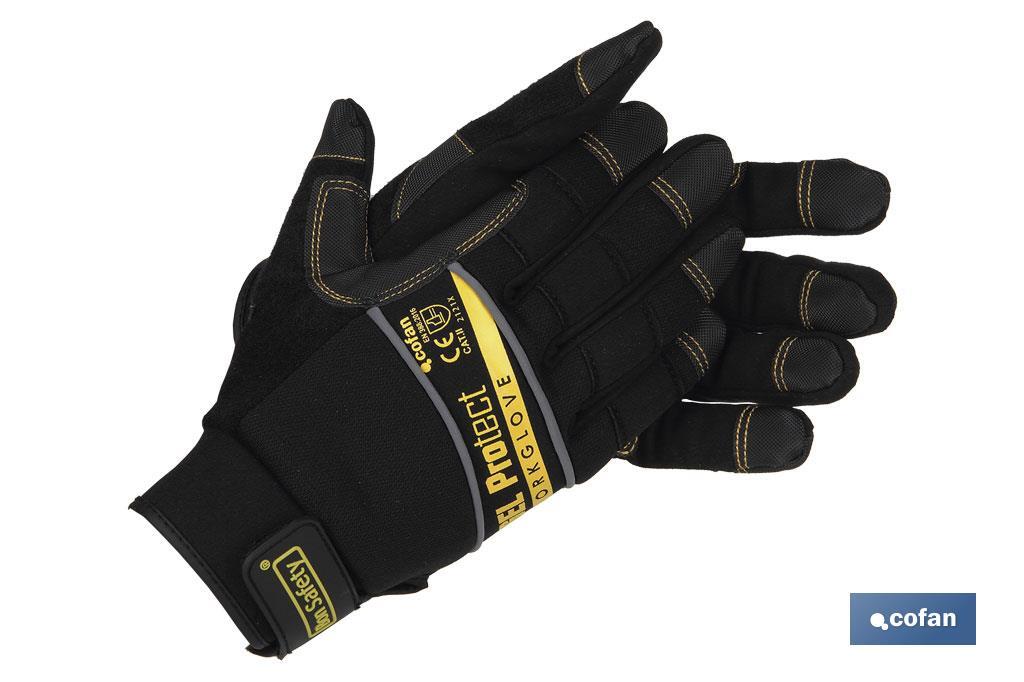 Anti-vibration gloves, Gel Protect Model | Suitable for works with mechanical hazards | Suitable for multiple application areas - Cofan