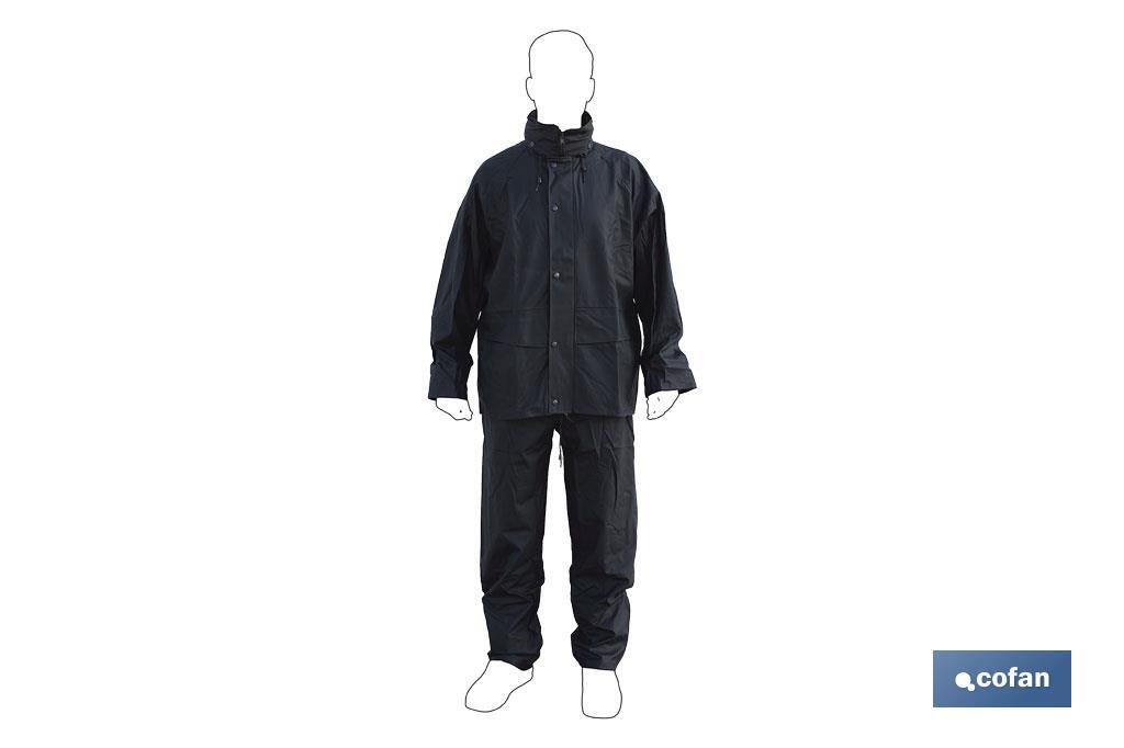 Traje de Agua Poliuretano/PVC (Azul Marino) - Cofan