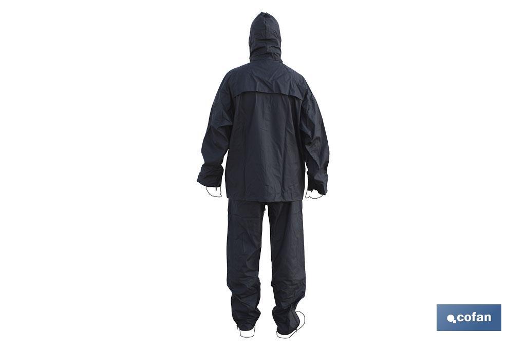 Rain Suit | PVC & Polyurethane | Several Colours | With two pockets and hidden hook in the neck - Cofan