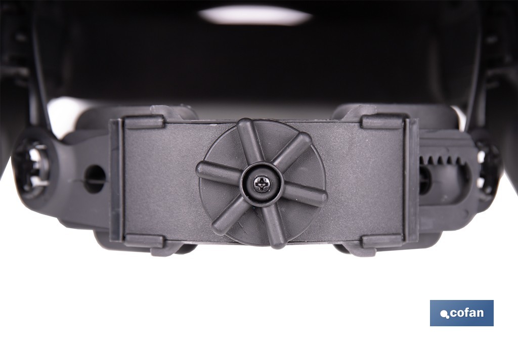 Casco de soldadura automático Red Surfing | Solar, oscurecimiento automático DIN 9-13 | 4 sensores y visor amplio DIN 9-13 | Adecuado para soldadura tipo ARC, MIG, MAG y TIG - Cofan