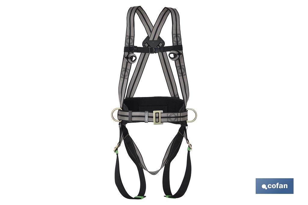 Safety Harness with Work Positioning Belt. 2-Points. Standard One Size Fits All - Cofan
