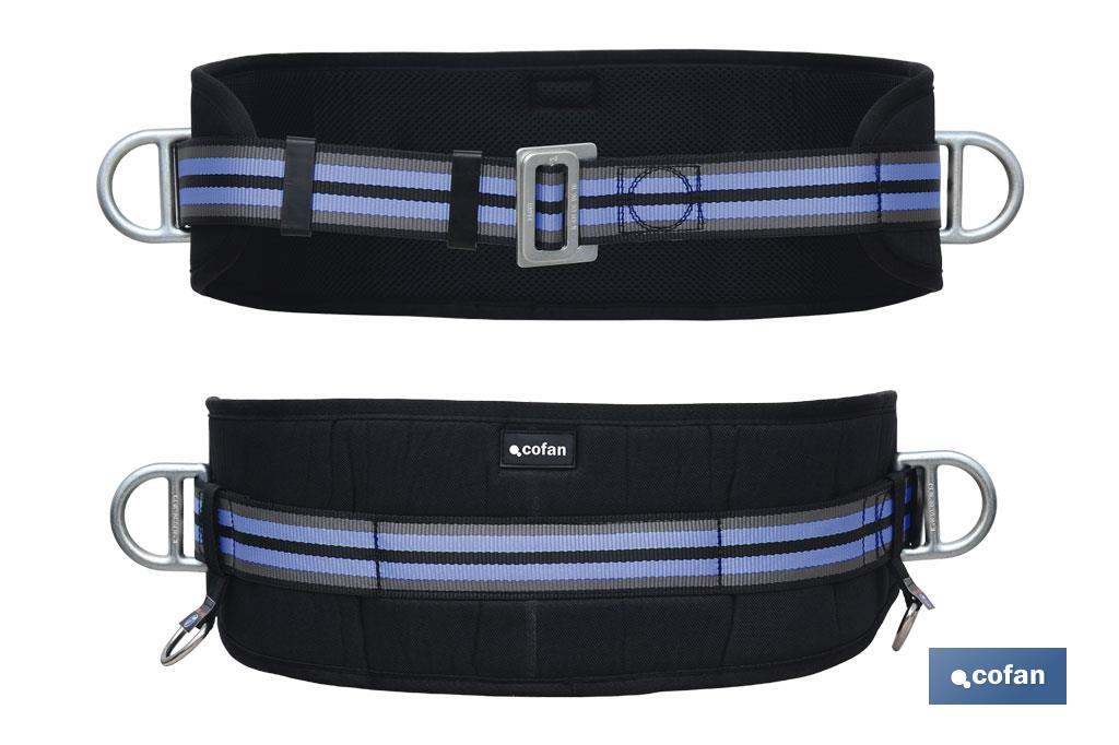 Work positioning belt | Supports a maximum weight of 140kg | Perfect for works which require extra safety - Cofan