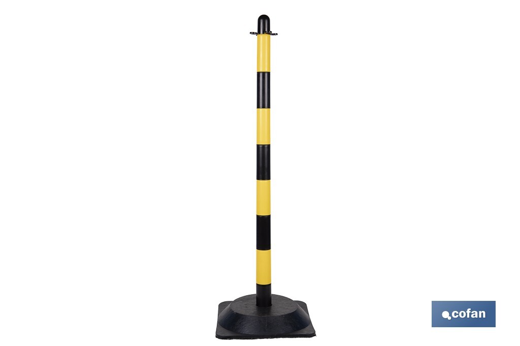 Poste con Base "Amarillo/Negro" - Cofan