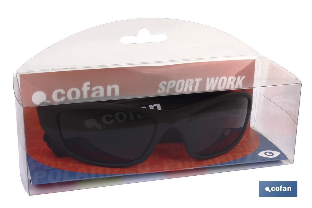 Polarised safety glasses | UV protection | Maximum protection against reflections, sun and glares - Cofan