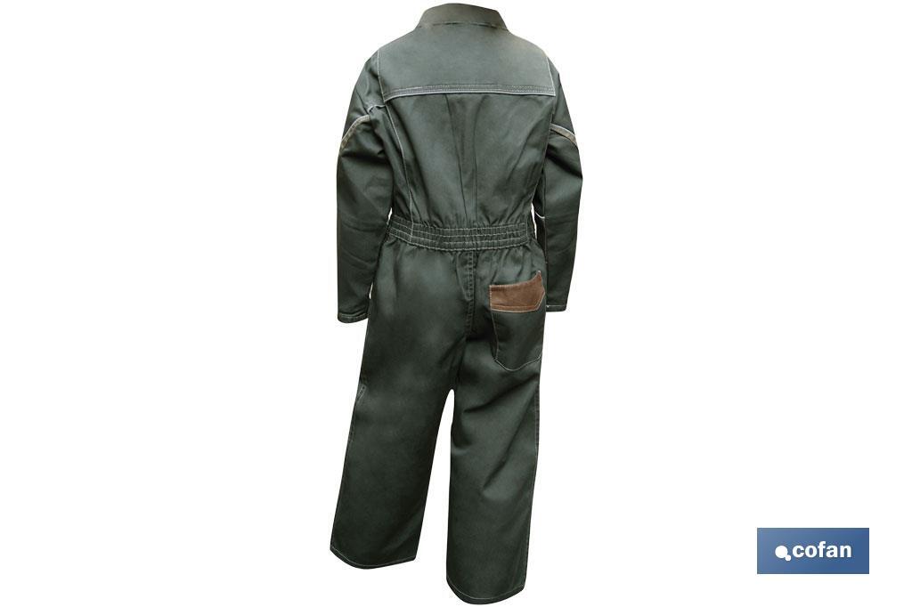 Khaki/Havane Coverall | Tournevis Model | For Children | With Two Zip Fasteners - Cofan