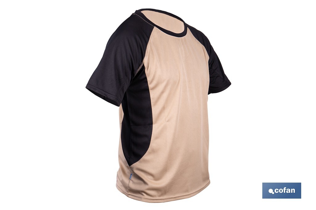Camiseta técnica de trabajo | Tejido transpirable | Material: 100 % poliéster | Disponible en varias tallas y colores | Personalizable con tu logo - Cofan