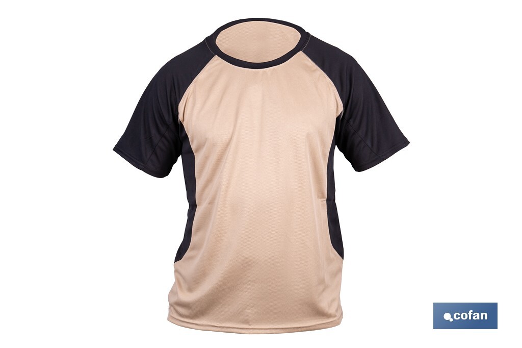 Camiseta técnica de trabajo | Tejido transpirable | Material: 100 % poliéster | Disponible en varias tallas y colores | Personalizable con tu logo - Cofan