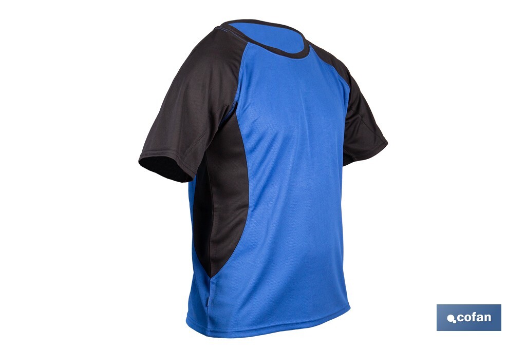 Camiseta técnica de trabajo | Tejido transpirable | Material: 100 % poliéster | Disponible en varias tallas y colores | Personalizable con tu logo - Cofan