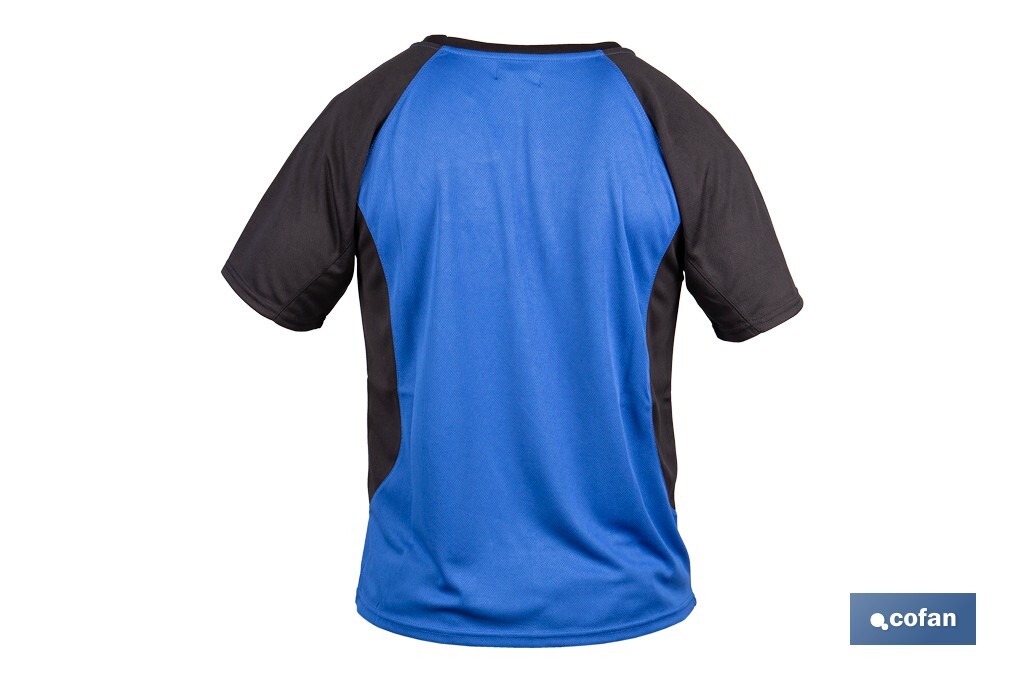 Camiseta técnica de trabajo | Tejido transpirable | Material: 100 % poliéster | Disponible en varias tallas y colores | Personalizable con tu logo - Cofan