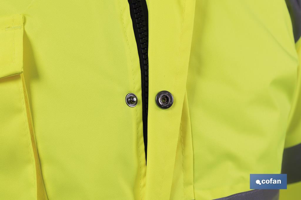 Parka de Alta Visibilidade | Talhas desde a S até a XXXL | Na Cor Amarelo - Cofan