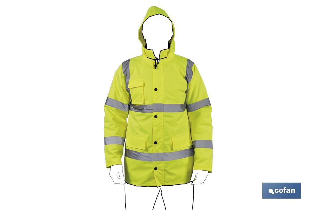 High visibility parka | Available sizes from S to XXXL | Yellow - Cofan