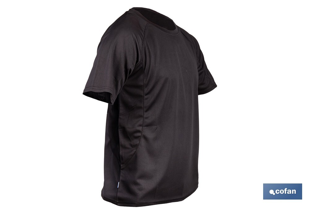Camiseta técnica de trabajo | Tejido transpirable | Material: 100 % poliéster | Disponible en varias tallas y colores | Personalizable con tu logo - Cofan