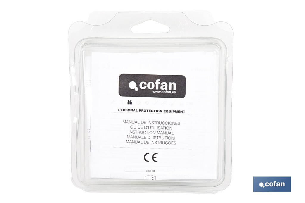 Set de filtro combinado: 2 filtros A1B1E1K1 + 10 Prefiltros P2 NR | Protección respiratoria de alta eficacia - Cofan