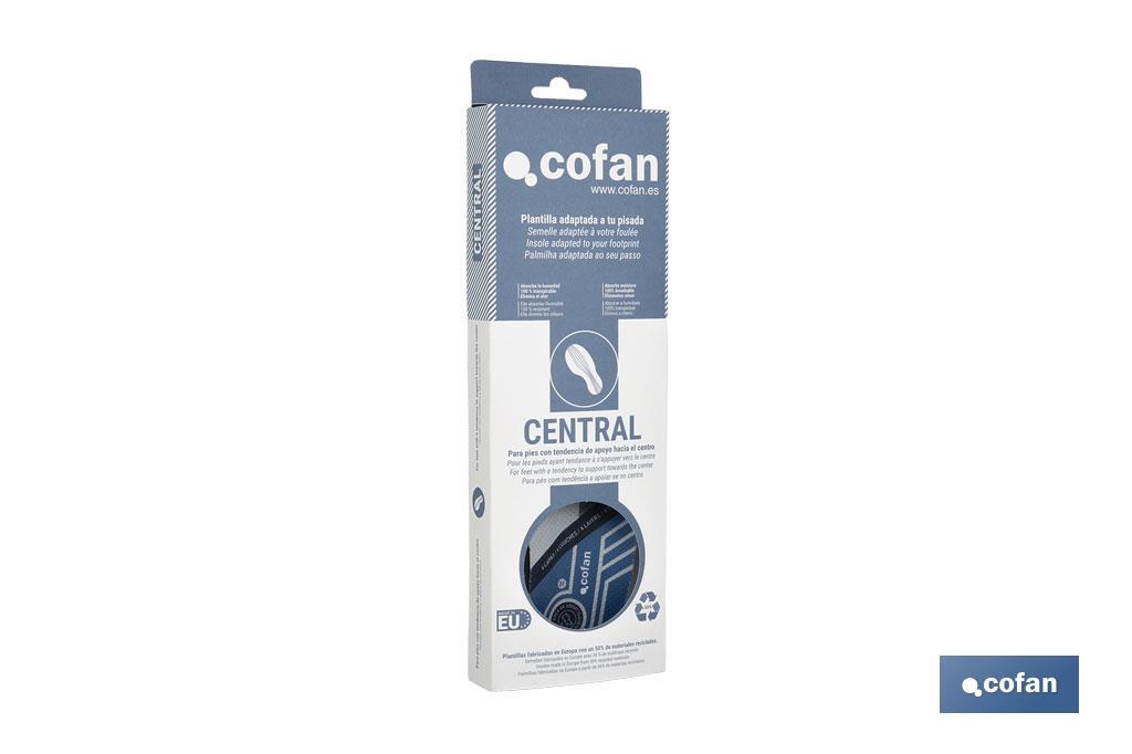 Plantillas de protección para pisada neutra | Tallas desde la 35 hasta la 48 - Cofan