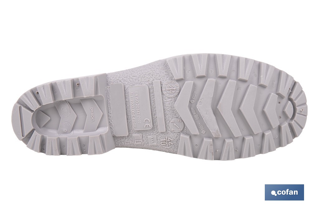 Rain Boot | High Shaft | PVC | White | Non-Slip Sole and Abrasion Resistant - Cofan