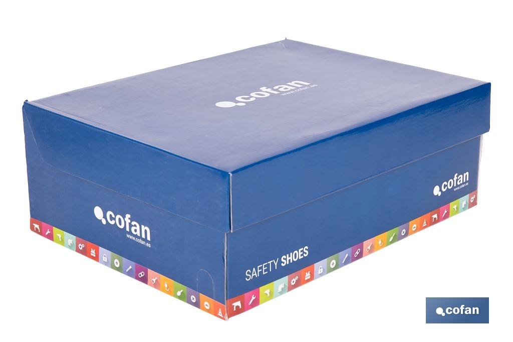 Bota de seguridad Urian Pro con cierre de velcro | Puntera de composite, resistencia al agua | Disponible desde la talla 36 hasta la 47 - Cofan