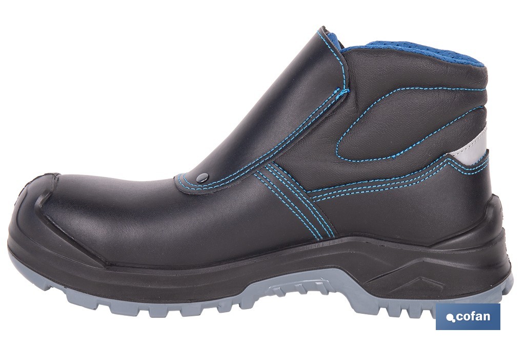 Bota de seguridad Urian Pro con cierre de velcro | Puntera de composite, resistencia al agua | Disponible desde la talla 36 hasta la 47 - Cofan