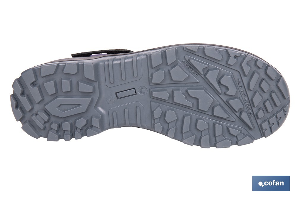 Bota de seguridad Urian Pro con cierre de velcro | Puntera de composite, resistencia al agua | Disponible desde la talla 36 hasta la 47 - Cofan