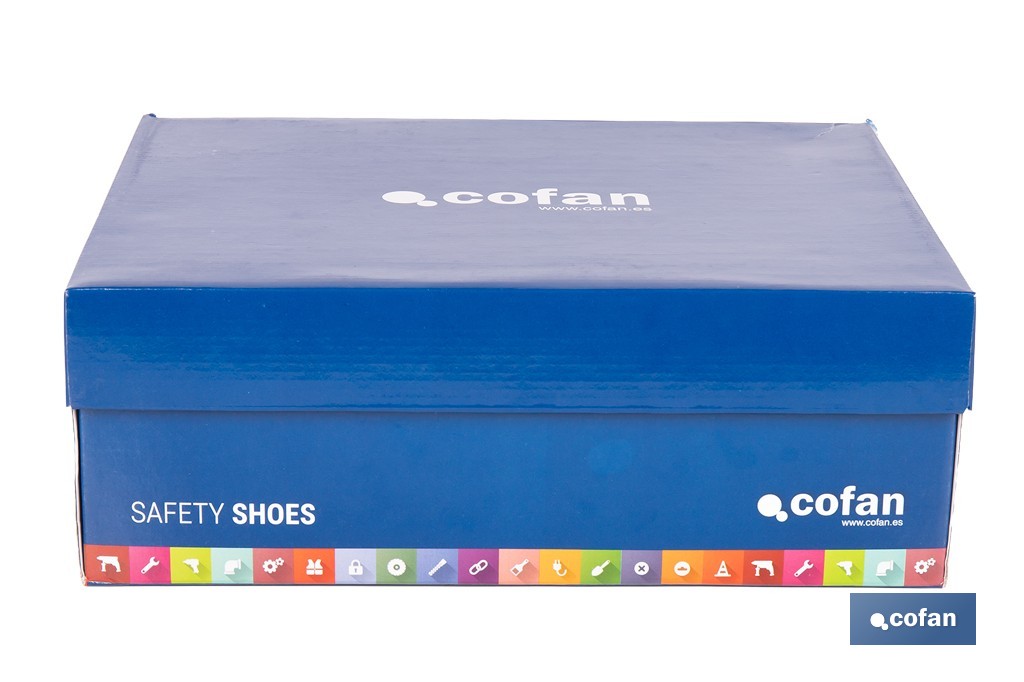 Bota de seguridad Urian Pro con cierre de velcro | Puntera de composite, resistencia al agua | Disponible desde la talla 36 hasta la 47 - Cofan